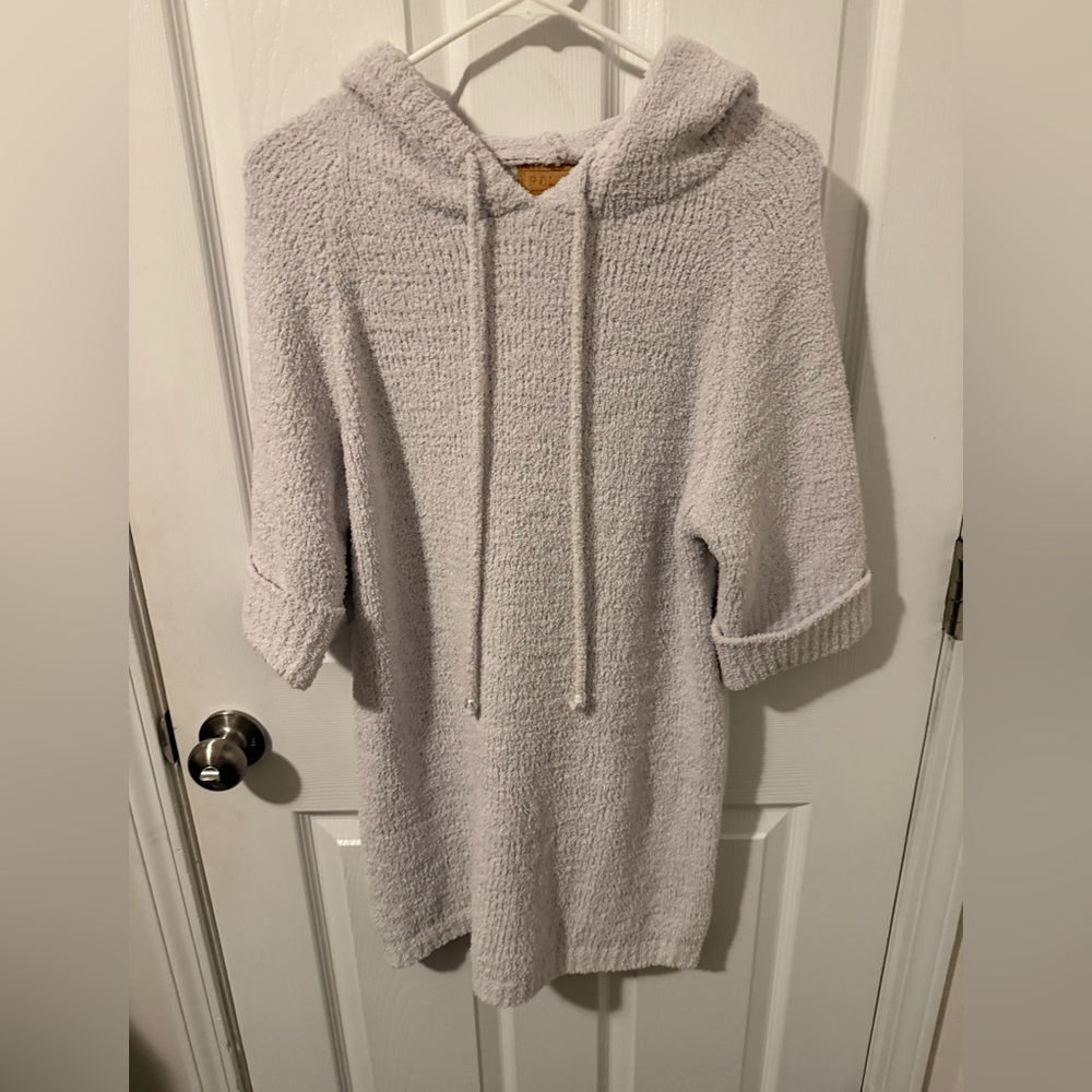 POL Vintage French Terry Hoodie Sweatshirt Dress Small So Soft!
